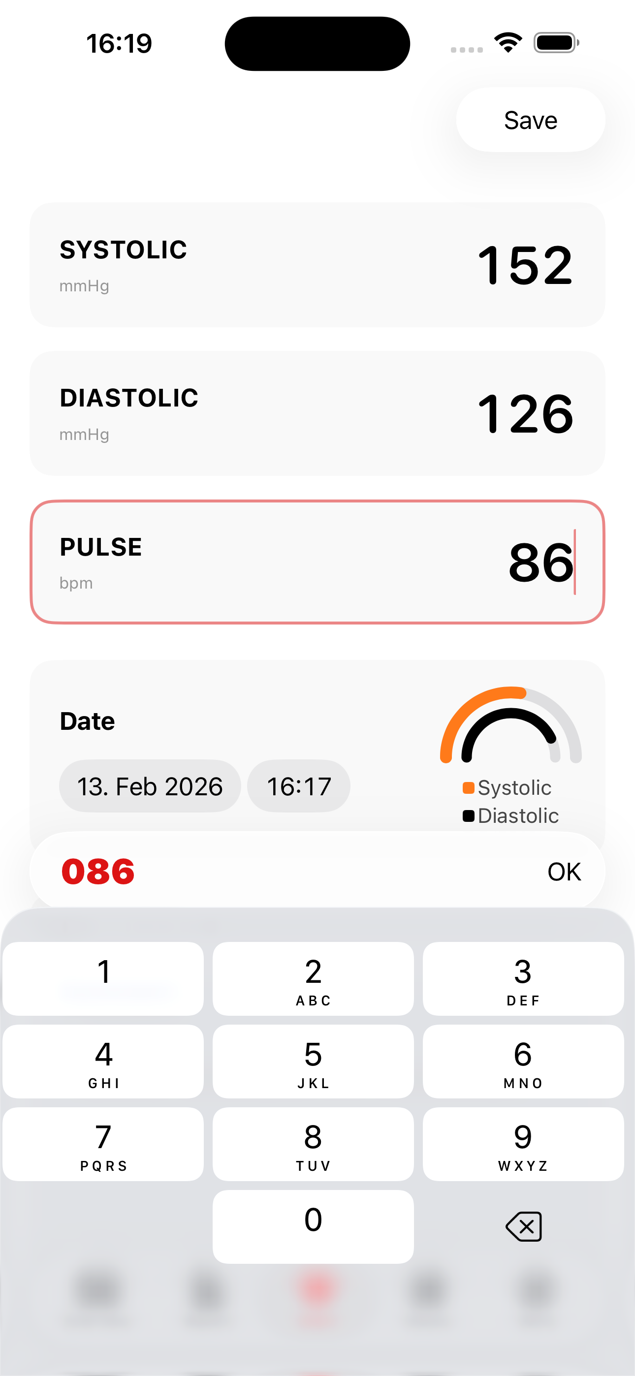 Blood Pressure & Pulse Diary